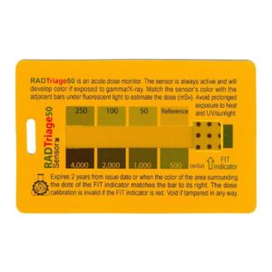 Medidor radioactividad nuclear de bolsillo. Tamaño tarjeta